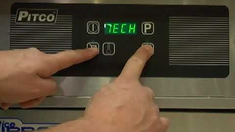 Pitco Digital Controller Programming Instructions