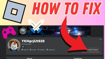 How To Fix Roblox Unable To Send Friend Request error ( Full Guide)