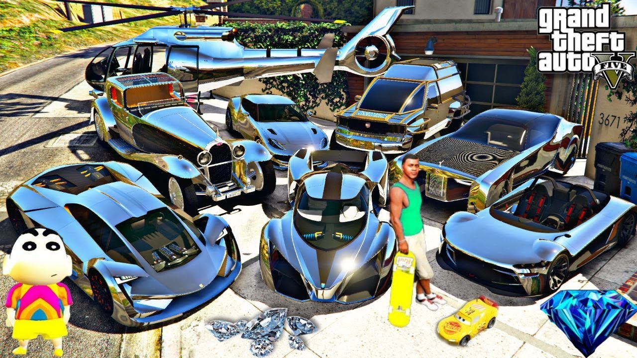 FRANKLIN TOUCH ANYTHING BECOME GOLD || EVERYTHING IS FREE IN GTA 5