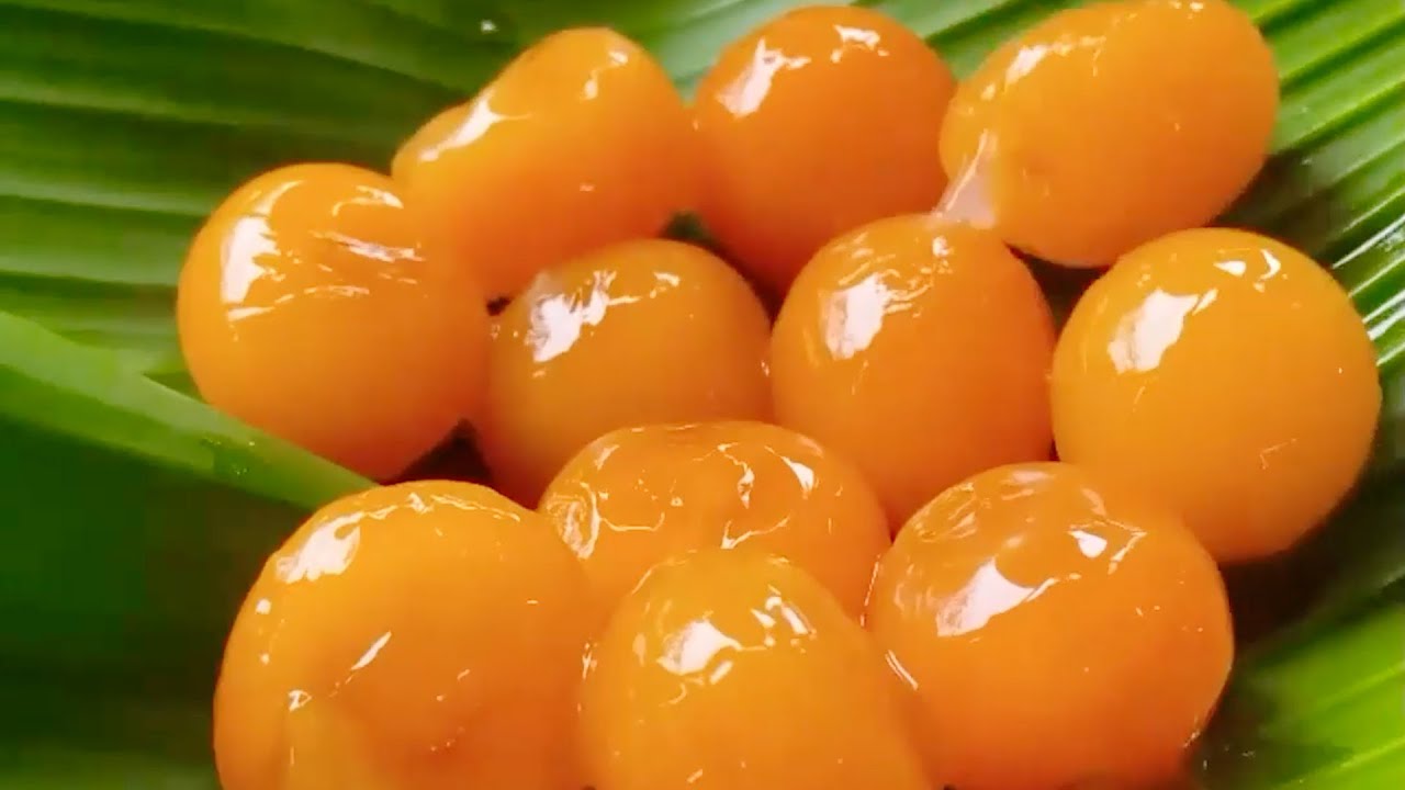Sticky Rice Cake with Salted Egg Recipe Cooking in Village YouTube