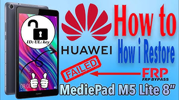 #ID_UL_key How to FACTORY RESET Huawei M5 Lite 8 (2019) HUAWEI JDN2-L09 / FRP bypass (FALL) 2024