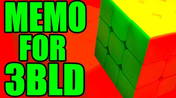 How to Memorize Fast For 3x3 Blindfolded!!!