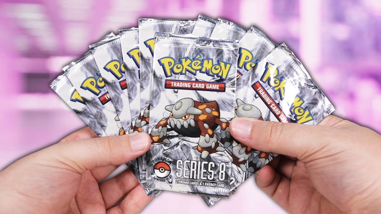 Opening 10 Pop Series 8 Booster Packs (2008) - YouTube