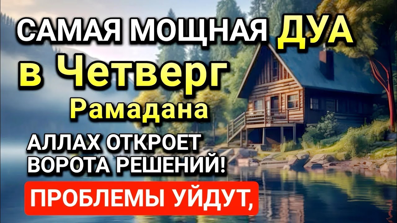 Самая сильная дуа в Четверг! Ризк, богатство, успех, счастье!l