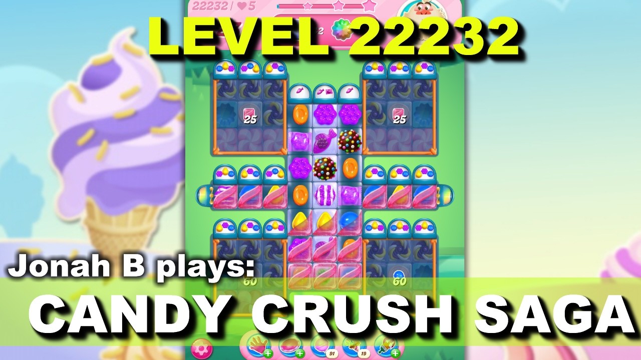 Candy Crush Saga Level 22232 - YouTube