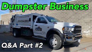 Q&A Session Part #2 | Dumpster Rental Business by Lake Champlain Sanitation 2,106 views 1 year ago 11 minutes, 45 seconds