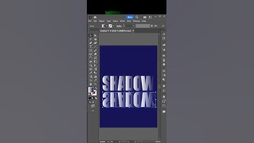 Illustrator Tutorial: Overlapping Text Shadow Effects #graphicdesign #illustrator #shorts