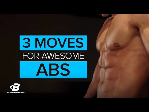 3 Moves for Awesome Abs!