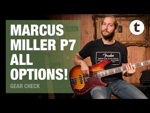 Playing all the Marcus Miller P7 Bass models | Demo | Thomann