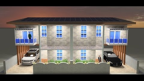 Architecture: Duplex Residence Sketchup Animation in 4k