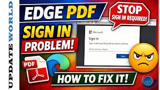 How to stop Microsoft Edge sign in popup when opening PDF