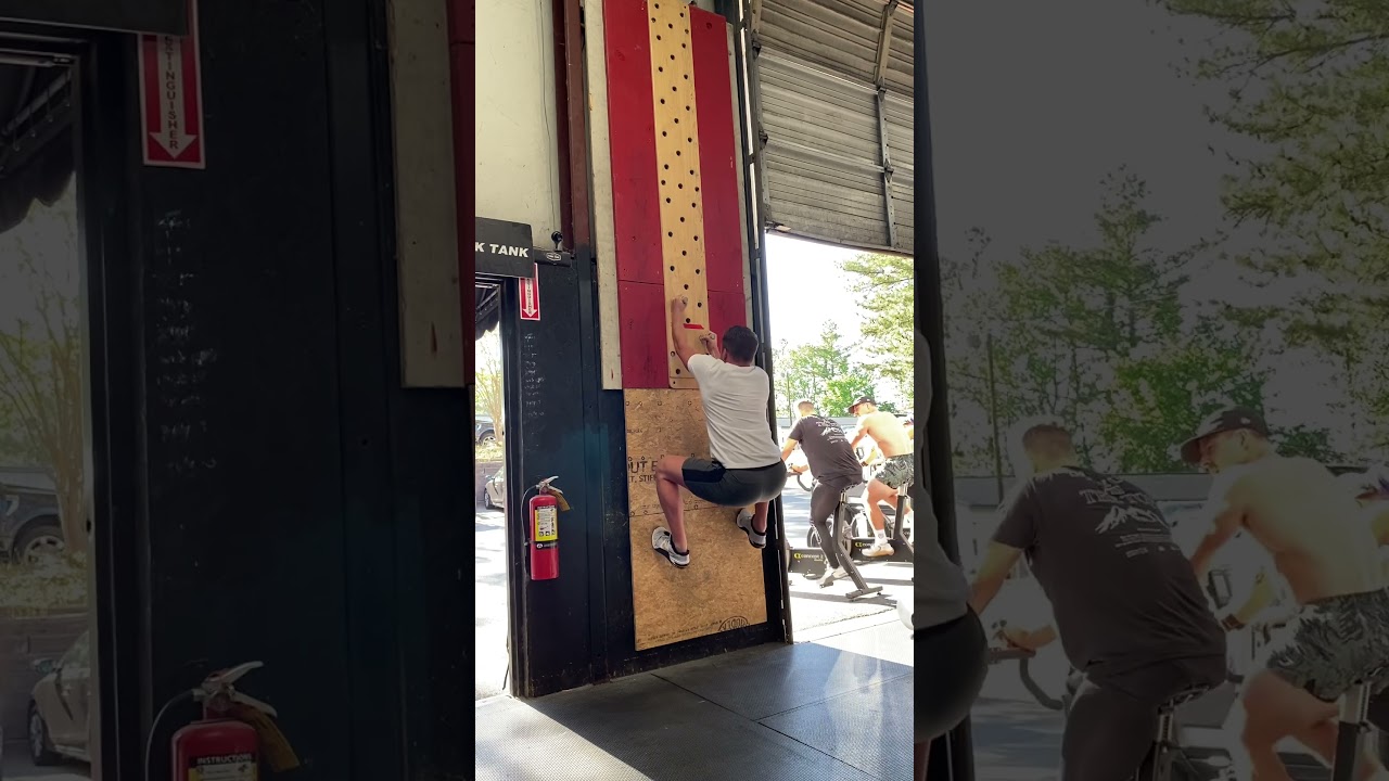 Pegboard Climb/Pull-up Complex