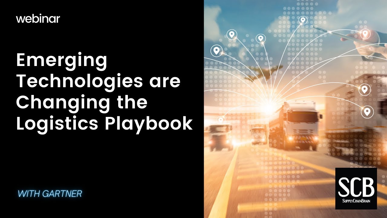 Emerging Technologies are Changing the Logistics Playbook