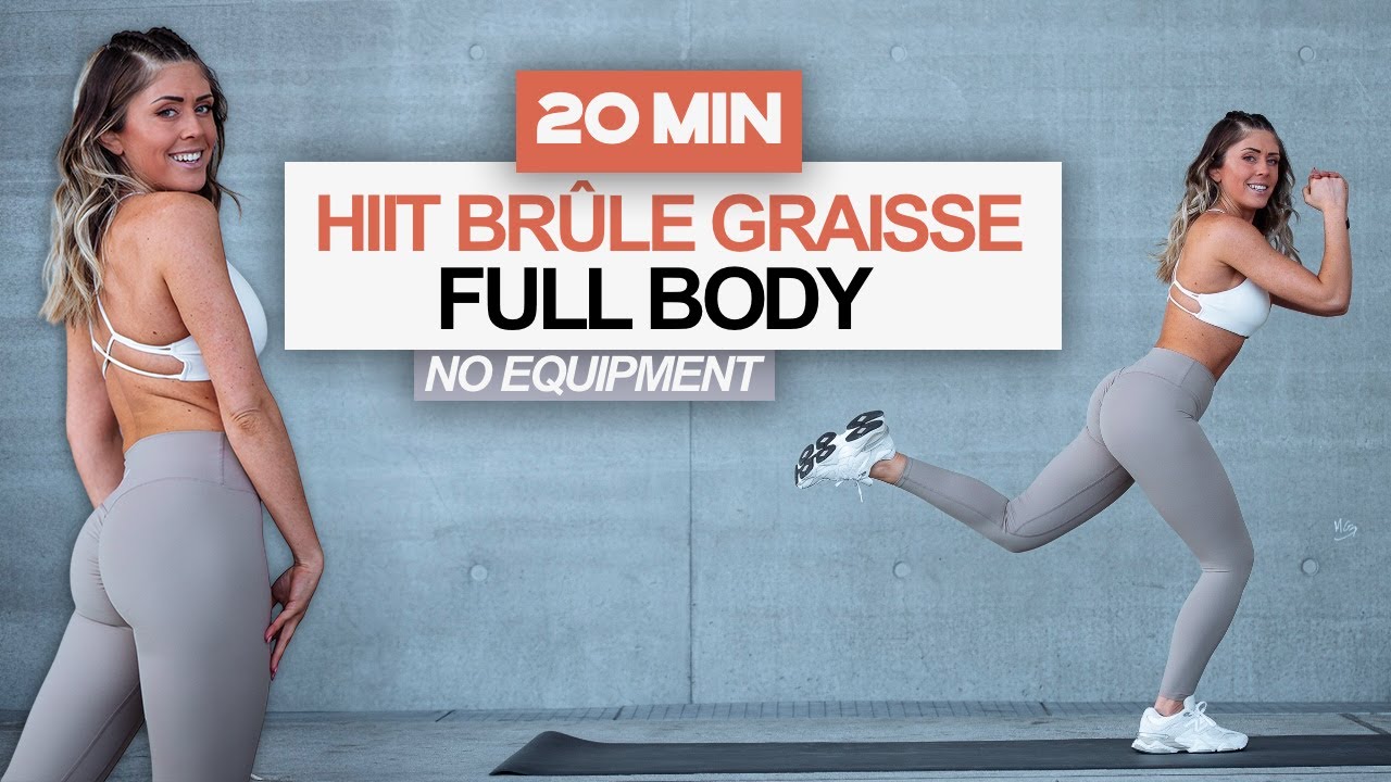 20 MIN CARDIO HIIT brûle graisse - FULL BODY sans matériel / SLIM FIT
