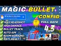 BGMI 4.3 🔥MAGIC BULLET TRACKING AUTOHEADSHOT CONFIG FILE |HIGH DAMAGE AIMBOT CONFIG BGMI 4.3