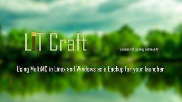 Using MultiMC in Linux and Windows as a backup for your launcher.