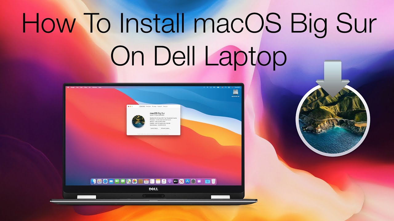 How to Install macOS Big Sur on Dell Laptops | Hackintosh | Step By Step  Guide