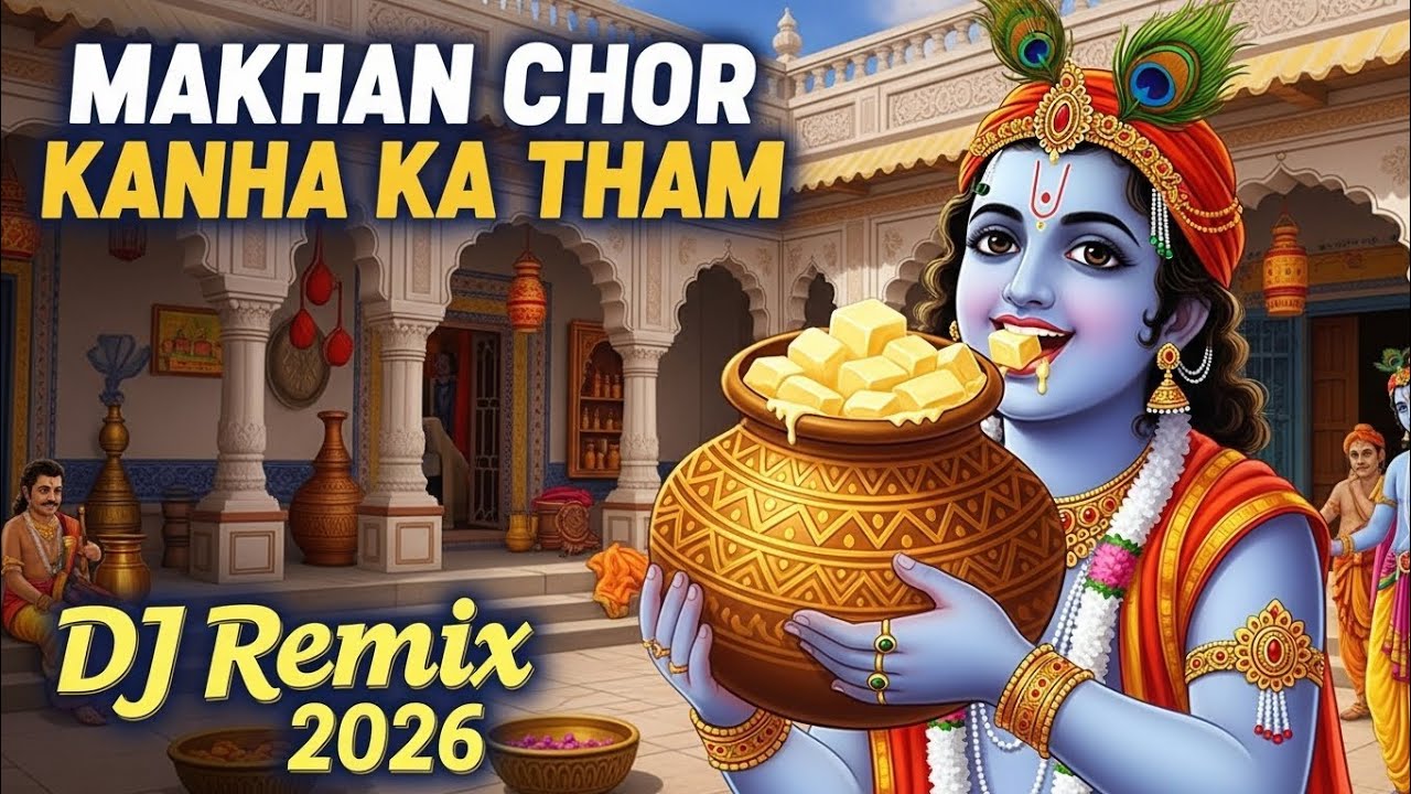 माखन चोर कान्हा – Shri Krishna DJ Remix | जन्माष्टमी स्पेशल भक्ति सॉन्ग 2026