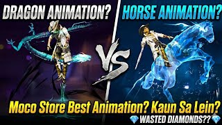 Which Animation Is Best In Moco Store | Inker The Storm X Brisk Gallop Animation Mein Se Konsa Le