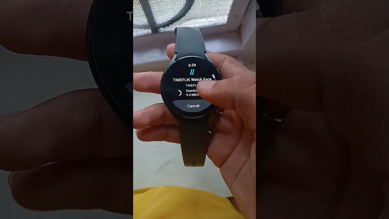 Time FLIK watch faces download in Samsung galaxy watch 4 