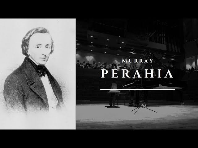 Murray Perahia | 2007 | Live) Chopin: Ballade No.3 in A-flat