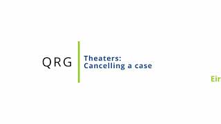 Theatre: Cancelling a Procedure - EPR Quick Reference Guide (QRG)
