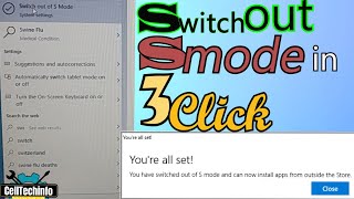 how do i switch out of s mode windows10 windows11 #Windows #Tech #howto