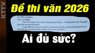Đề thi văn có phải quá thách đố học sinh ??
