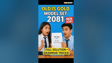 Class 12 English Model Set 2082| NEB Grade XII Old Is Gold 2079 All Sets Solved! Sam 1 2 3 Full 2025