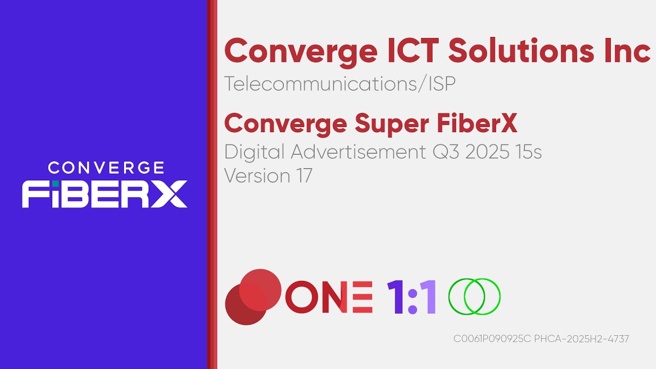 Converge Super FiberX Digital Ad Q3 2025 15s (Philippines, Version 17 ...