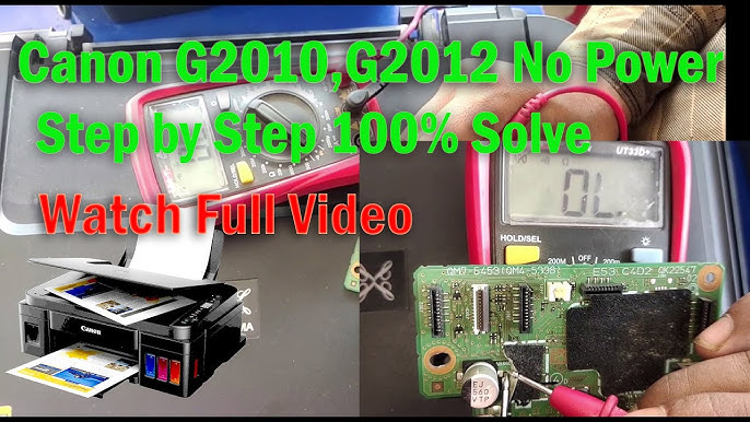 Canon Printer Not Powering on Solved