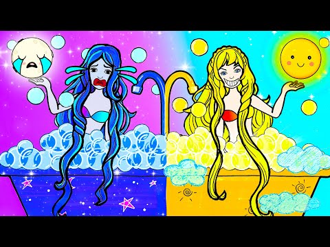 Paper Dolls Dress Up – Costumes Day Girl vs Night Girl Dress Handmade – Barbie Story & Crafts Paper Dolls Dress Up – Costumes Day Girl vs Night Girl Dress Handmade – Barbie Story & Crafts