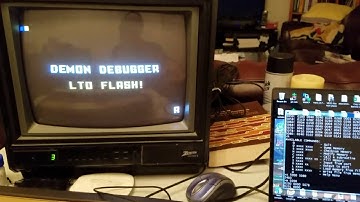 Demon debugger on Mattel Intellivision via LTO Flash