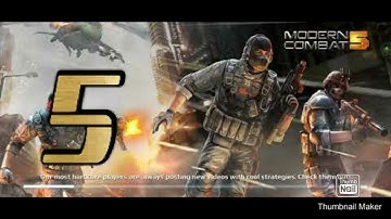 Modern combat 5 Blackout : Android Walkthrough - Part 5 - Chapter 3: Downtown - Safe House