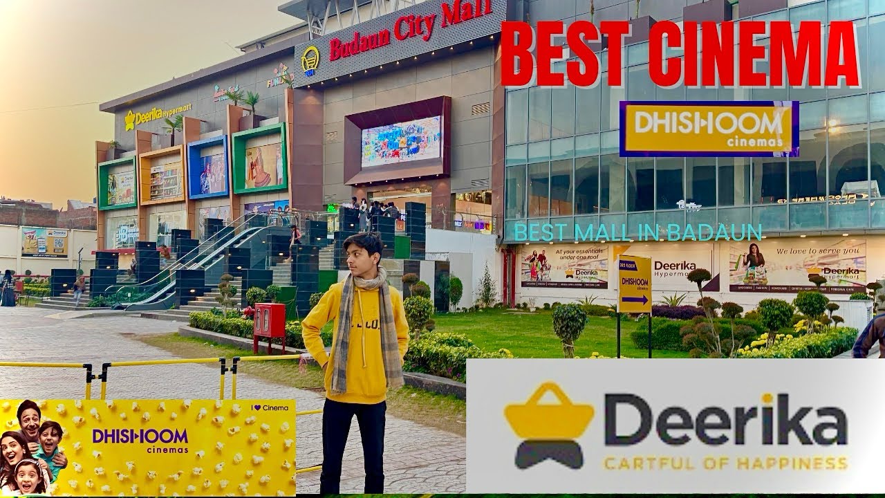 Badaun city mall vlog deerika and dhishoom cinema🤩🤩