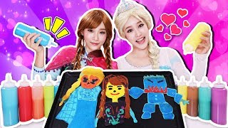 [엘사 VS 안나] 겨울왕국 팬케이크 챌린지 대결 Elsa Pancake Challenge