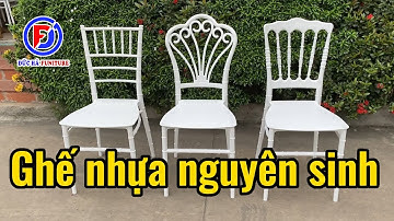 Ghế Nhựa Tựa Lưng - Ghế Nhựa Đúc Cao Cấp - Nội thất Đức Hà