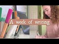 WHAT I WRITE IN A WEEK | week- long writing vlog and writing inspiration! | Tessa Irene