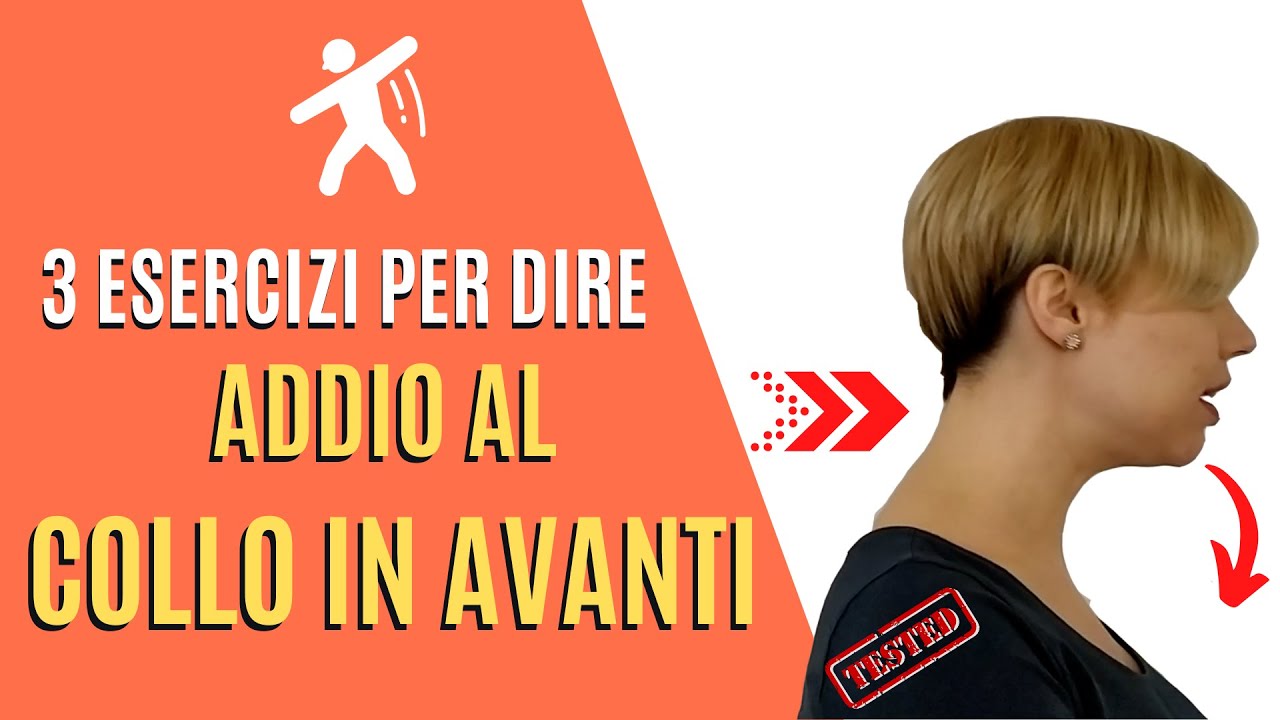 Collo in Avanti Esercizi efficaci per dolore e Postura [FUNZIONA] YouTube