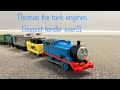 Thomas the tank engine with a huge tender