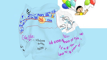 Toán lớp 1 - Tuần 28 - Giải toán có lời văn (Tiếp theo)
