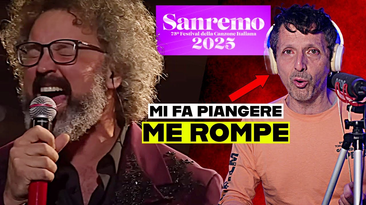 SIMONE CRISTICCHI QUANDO SARAI PICCOLA | CANTAUTOR REACCIÓN