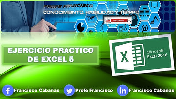 EXCEL 2016 - EJERCICIO PRACTICO 5