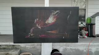 Diamante Black Prototype Outside At 517 Pm With Optoma Hd143X