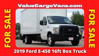 2019 Ford Econoline E-450 16ft Box Truck For Sale! ONE OWNER OFF-LEASE! FLEET MAINTAINED!