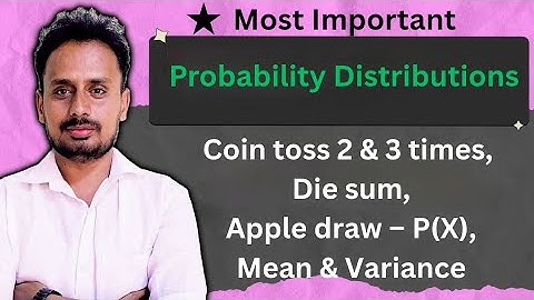 Probability Distribution | Example Problem 1 | Engineering Mathematics