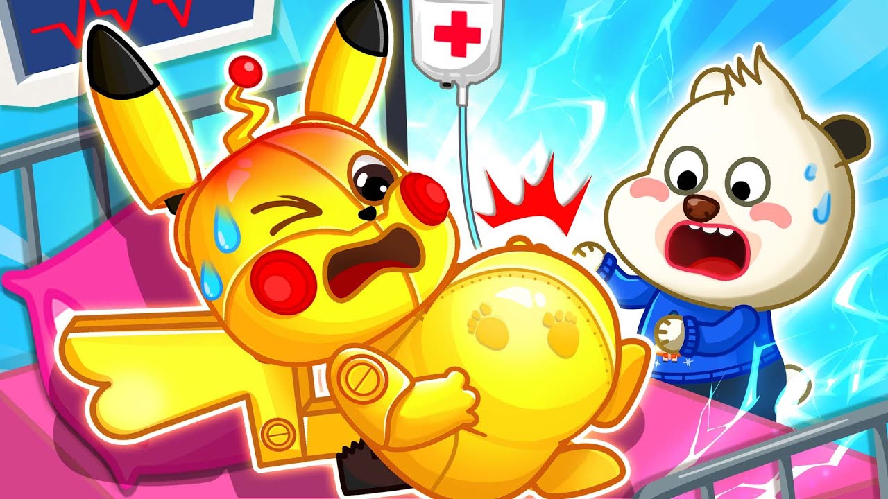Emergency! Bearee, be a doctor!🚨Helping Pikachu Give Birth | Bearee KID House