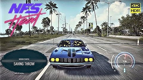 🏎️ Saving Throw: NEED FOR SPEED HEAT Mission Walkthrough (PS5 4K HDR)