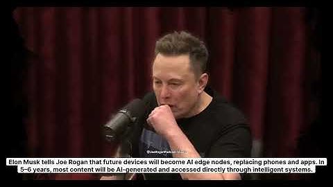 Elon Musk - AI Phones: The Future of Communication - JRE #2404 - Joe Rogan Podcast
