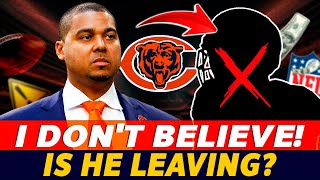 🚨BREAKING NEWS! THIS BEARS STAR COULD LEAVE AT ANY MOMENT! DO YOU AGREE? CHICAGO BEARS NEWS TODAY!